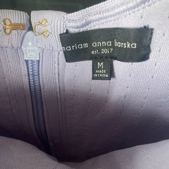 Mariam Anna Barska Lavender Athletic Dress - Picture 4 of 8